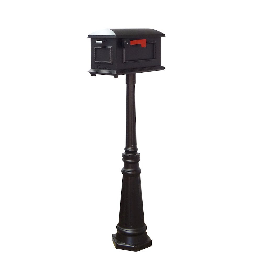 Traditional Curbside Mailbox and Tacoma Mailbox Post with Direct Burial Kit. Picture 1