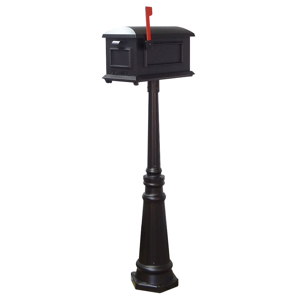 Traditional Curbside Mailbox and Tacoma Mailbox Post with Direct Burial Kit. Picture 2