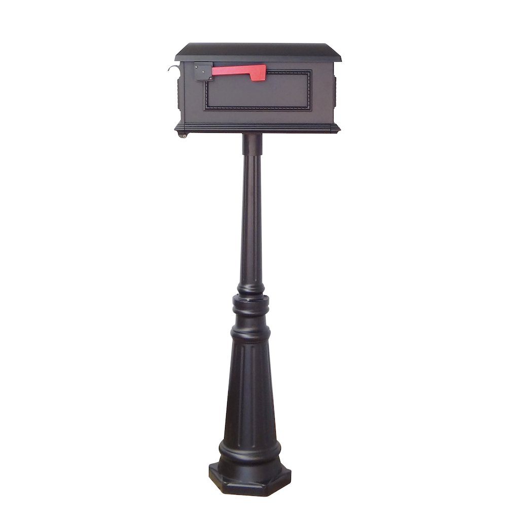 Traditional Curbside Mailbox and Tacoma Mailbox Post with Direct Burial Kit. Picture 4