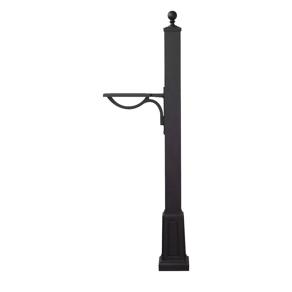 Classic Curbside Mailbox with Newspaper Tube and Springfield Mailbox with Base. Picture 7