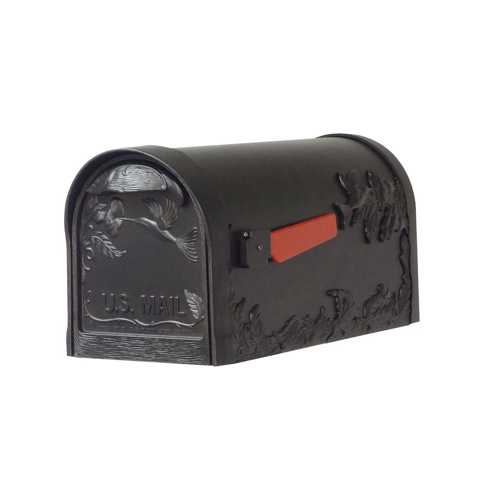 Hummingbird Curbside Mailbox with Locking Insert and Springfield Mailbox. Picture 5