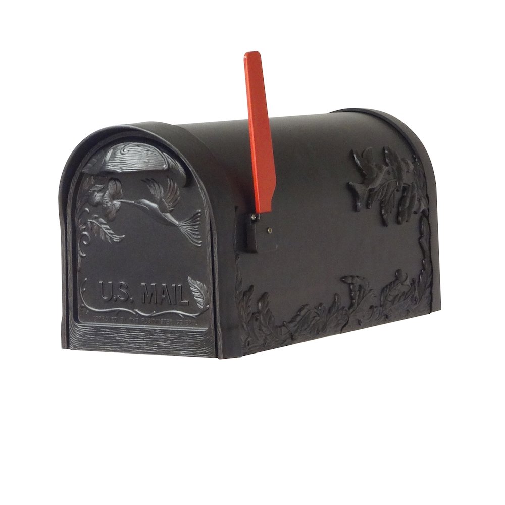 Hummingbird Curbside Mailbox with Locking Insert and Springfield Mailbox. Picture 6