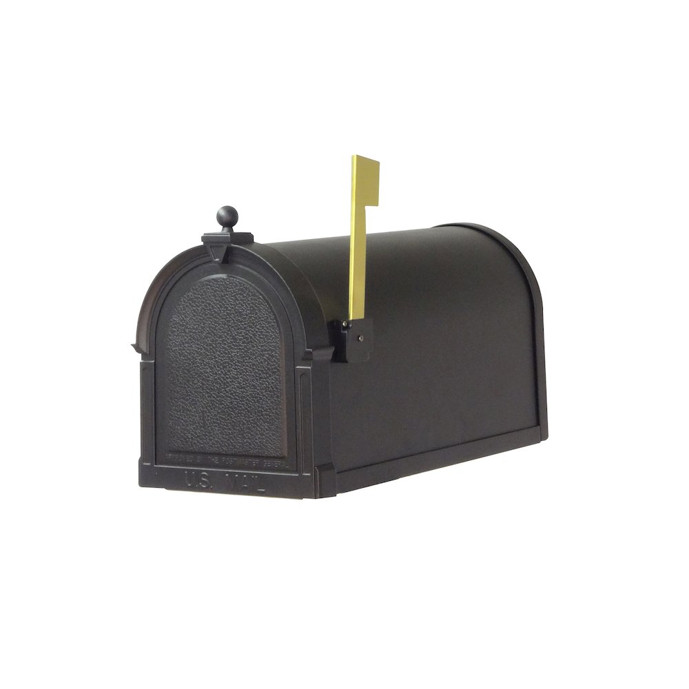 Curbside Mailbox with Locking Insert and Springfield Mailbox Post with Base. Picture 6