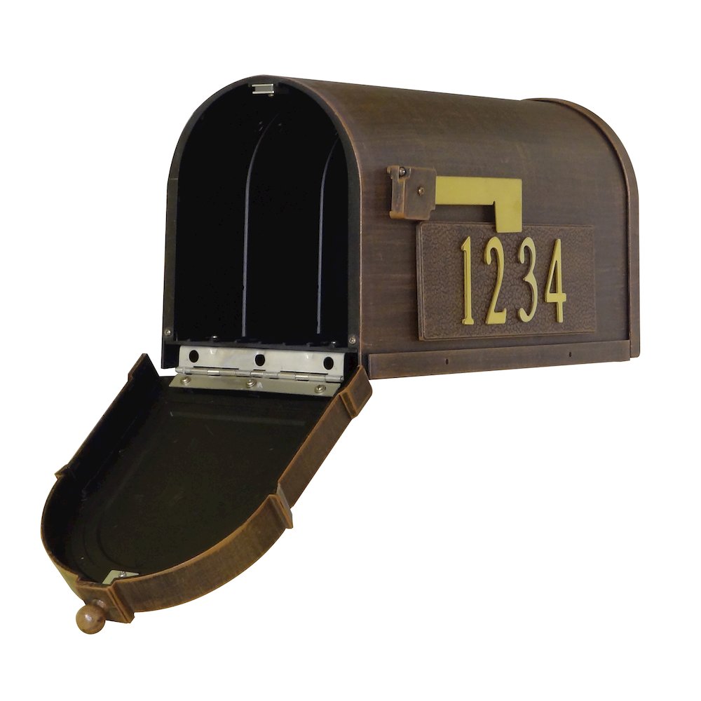 Curbside Mailbox with Front and Side Address Numbers. Picture 10