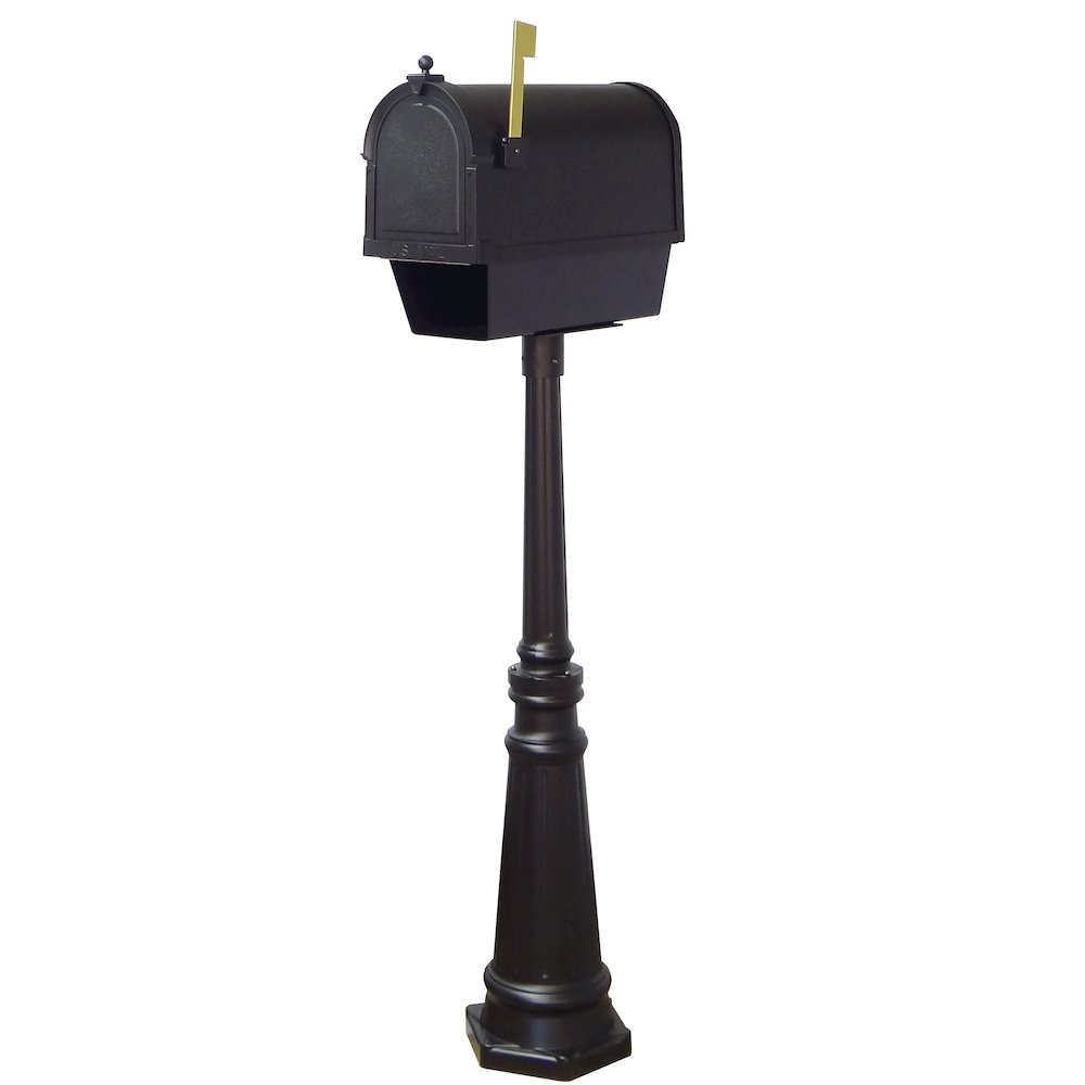 Curbside Mailbox with Newspaper Tube with Direct Burial Kit. Picture 3