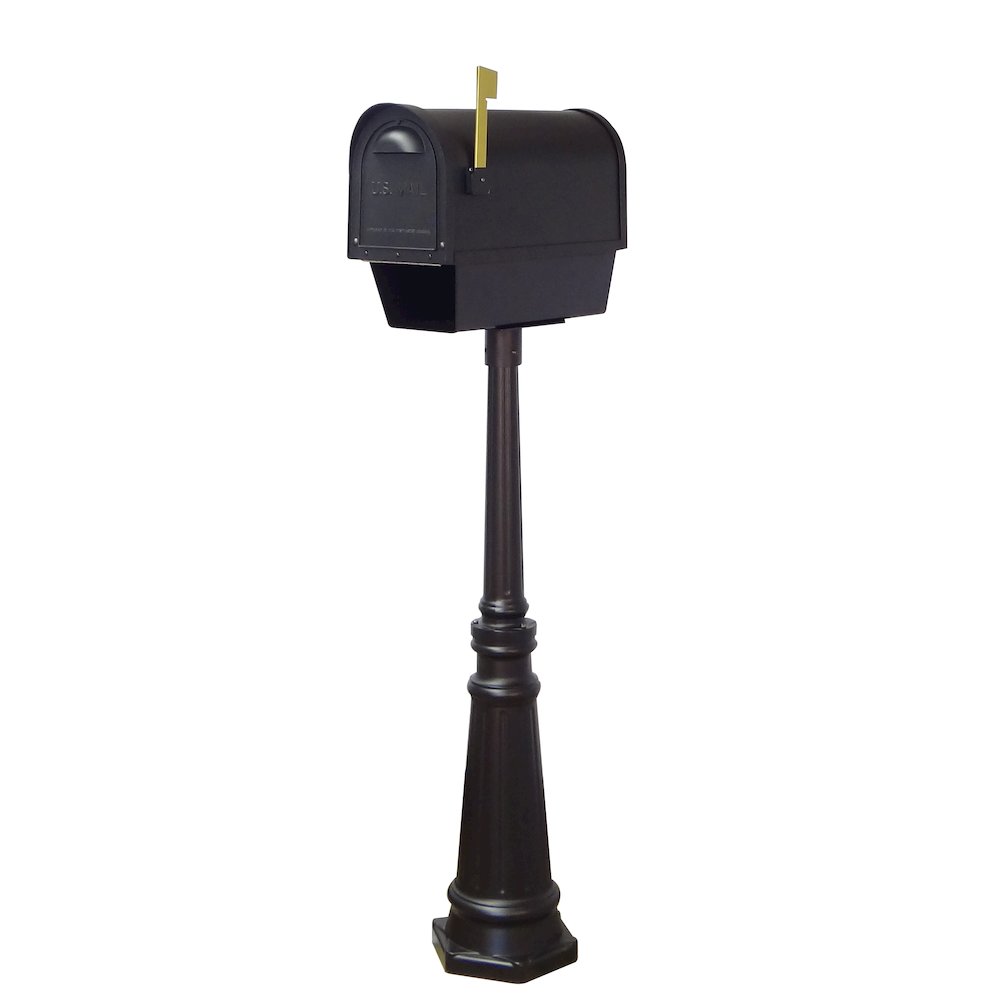 Curbside Mailbox with Newspaper Tube and Tacoma Mailbox with Direct Burial Kit. Picture 2