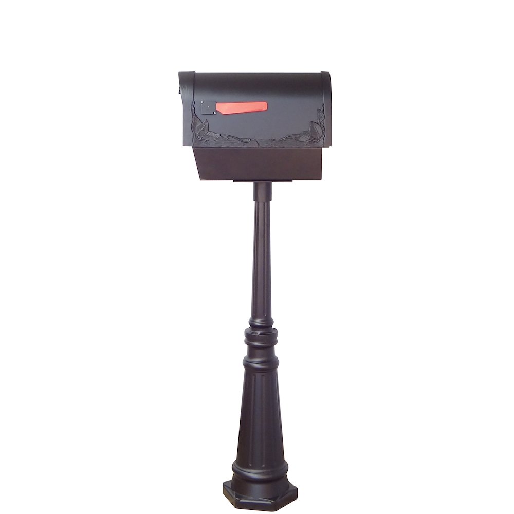 Floral Curbside Mailbox with Newspaper Tube and Tacoma Mailbox. Picture 4