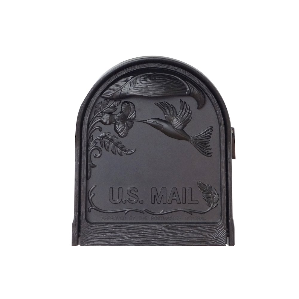 Hummingbird Curbside Mailbox and Springfield Mailbox Post with Base. Picture 9