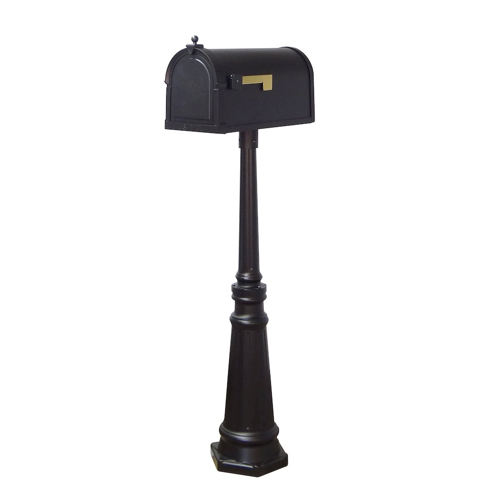 Curbside Mailbox with Locking Insert and Tacoma Mailbox with Direct Burial Kit. Picture 2