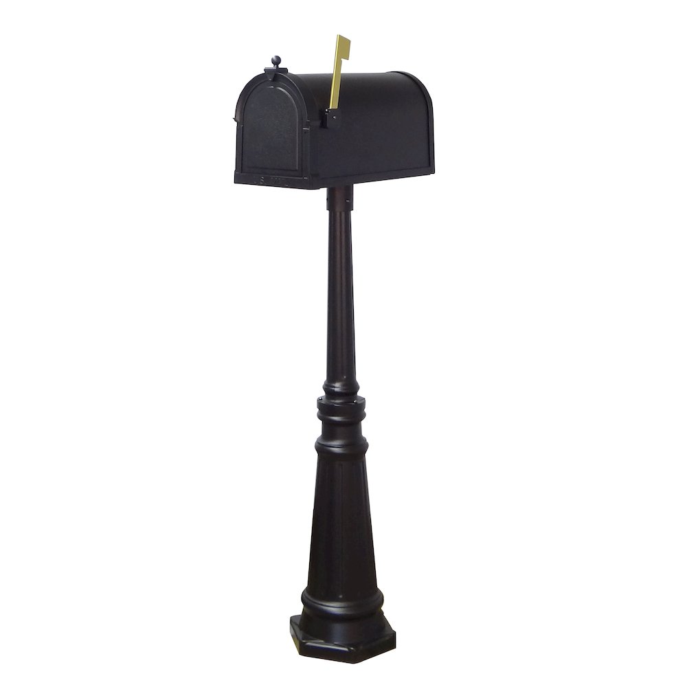 Curbside Mailbox with Locking Insert and Tacoma Mailbox with Direct Burial Kit. Picture 3
