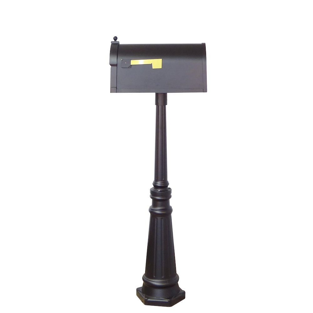 Curbside Mailbox with Locking Insert and Tacoma Mailbox with Direct Burial Kit. Picture 4