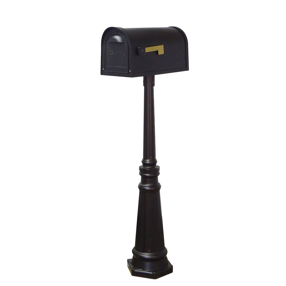 Curbside Mailbox with Locking Insert and Tacoma Mailbox with Direct Burial Kit. Picture 2