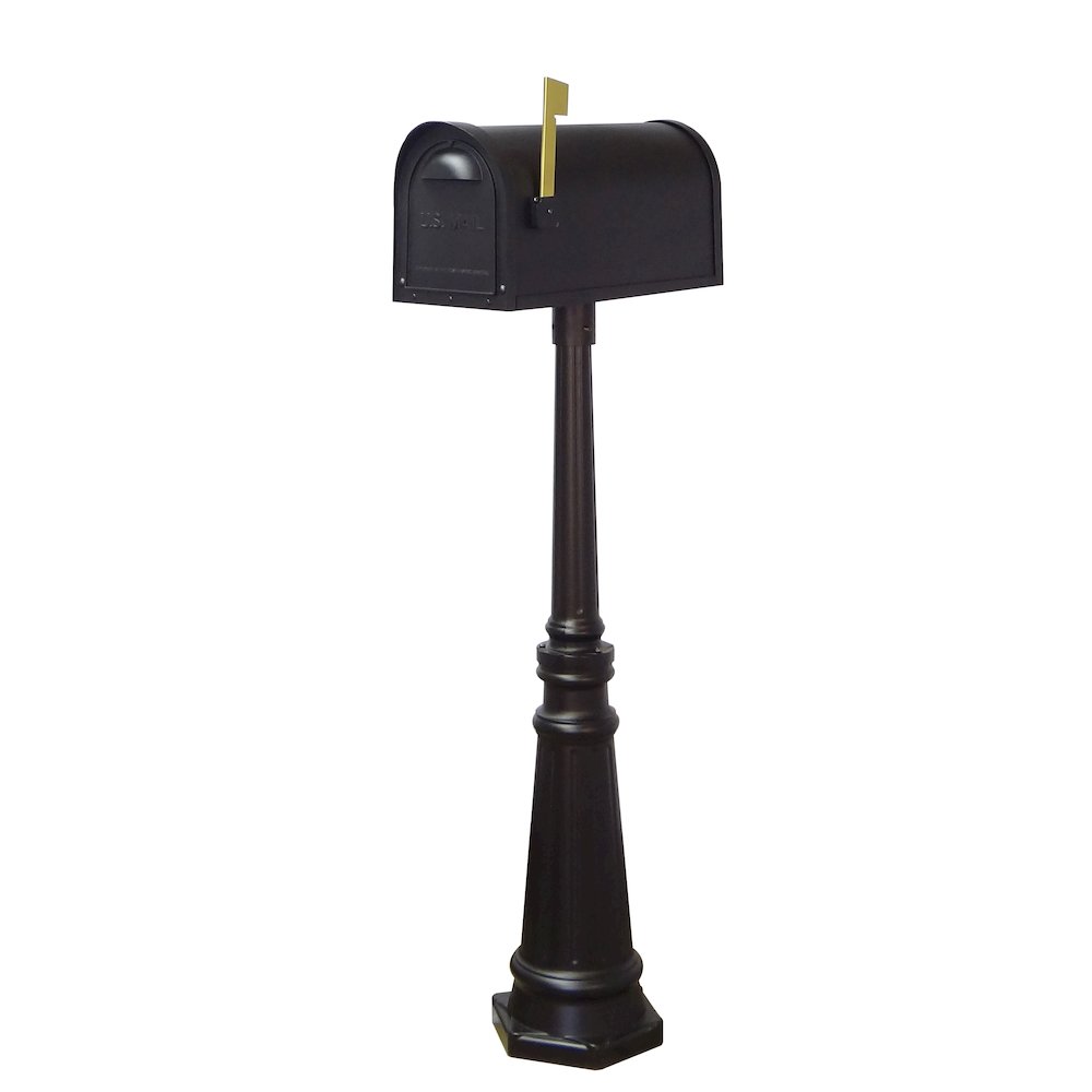 Curbside Mailbox with Locking Insert and Tacoma Mailbox with Direct Burial Kit. Picture 3