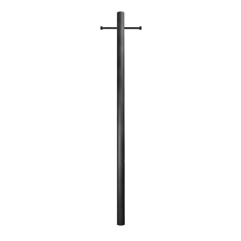 7' Smooth Aluminum Direct Burial Post with Ladder Rest. Picture 1
