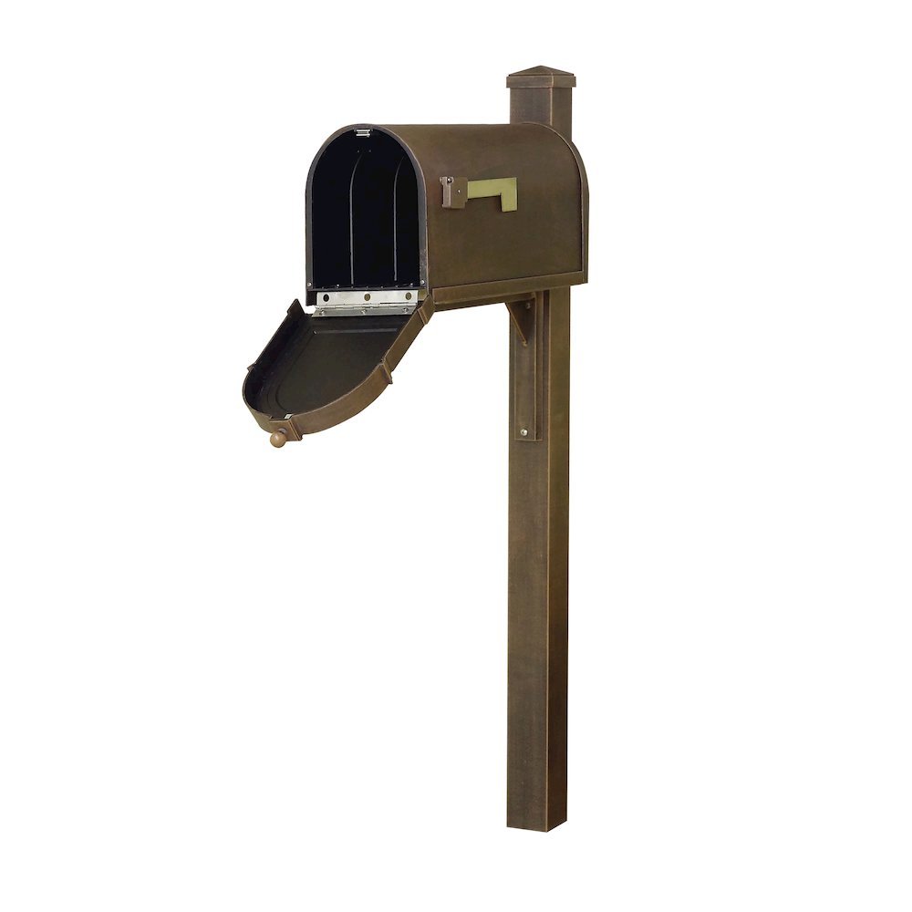 Berkshire Curbside Mailbox with Locking Insert and Wellington Mailbox Post. Picture 3