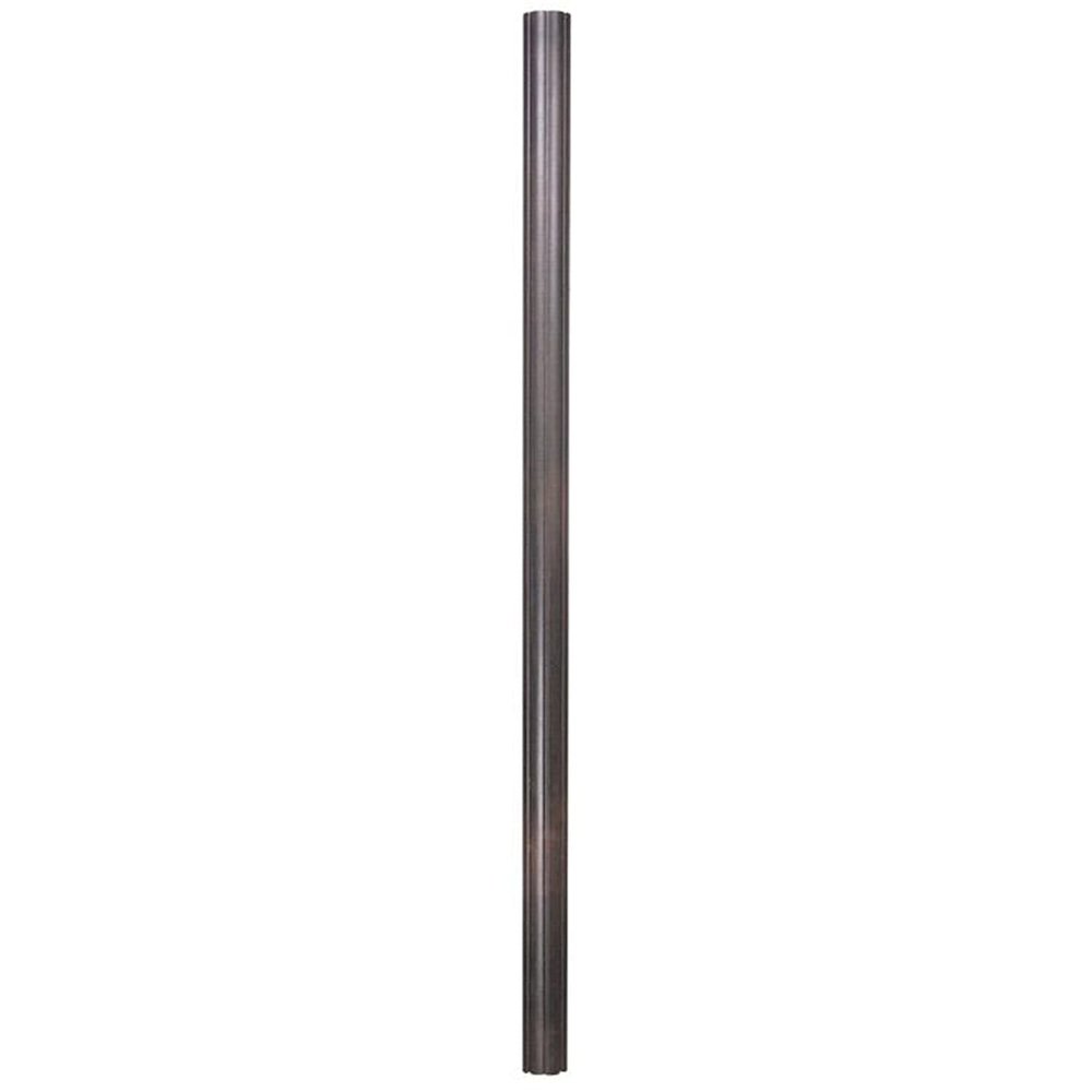7' Fluted Aluminum Direct Burial Post. Picture 1