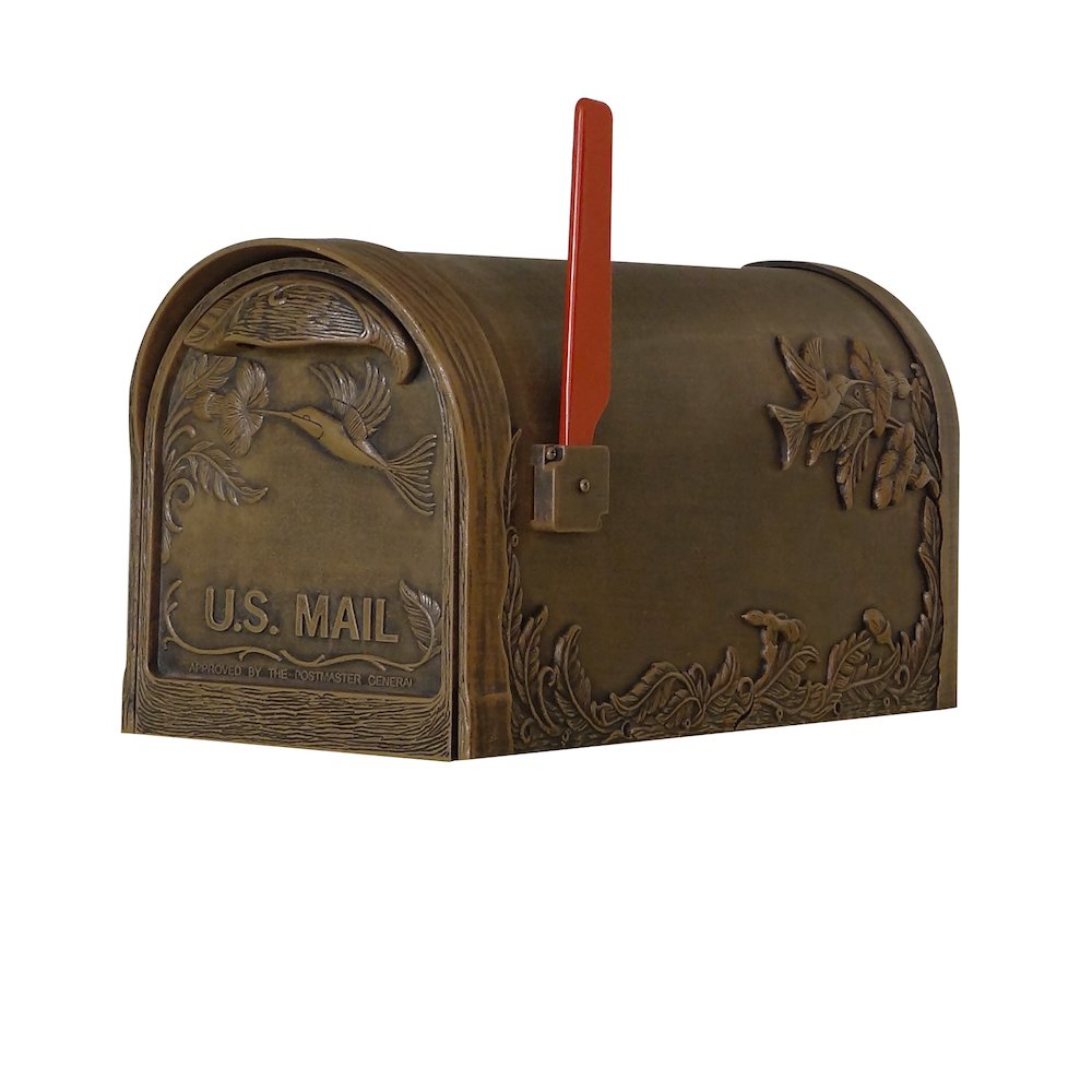 Hummingbird Curbside Mailbox and Fresno Mailbox Post. Picture 3