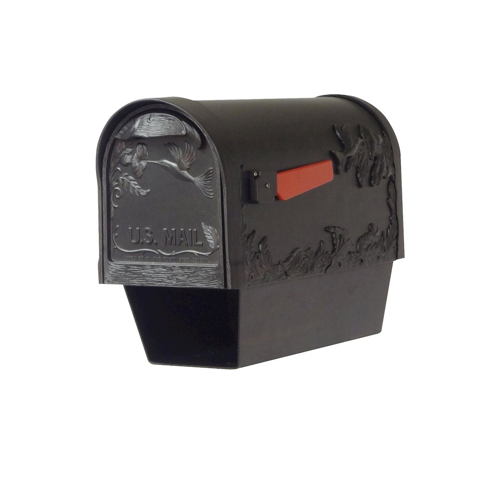Hummingbird Curbside Mailbox with Newspaper Tube. Picture 5