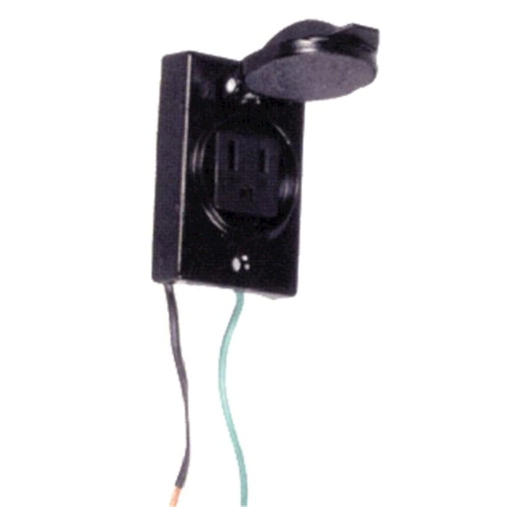 Post Electrical Outlet. Picture 1