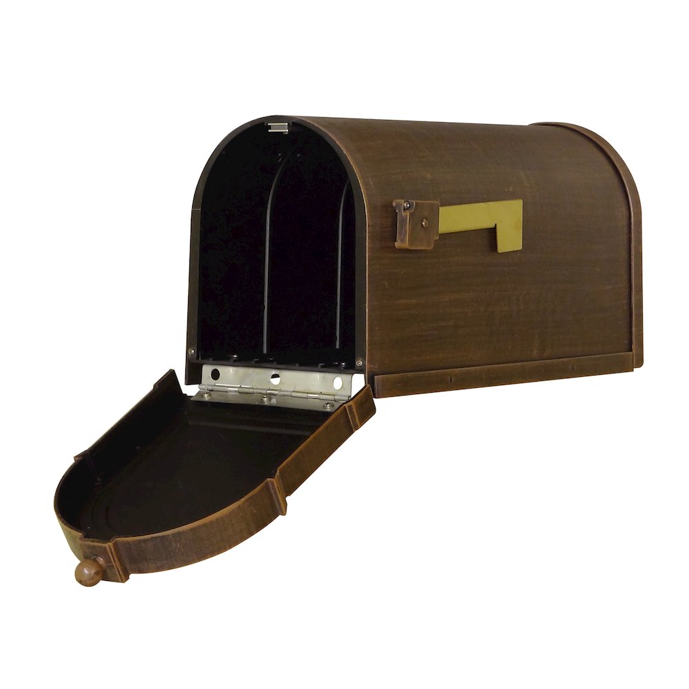 Berkshire Curbside Mailbox with Front Address Numbers and Fresno Mailbox Post. Picture 7