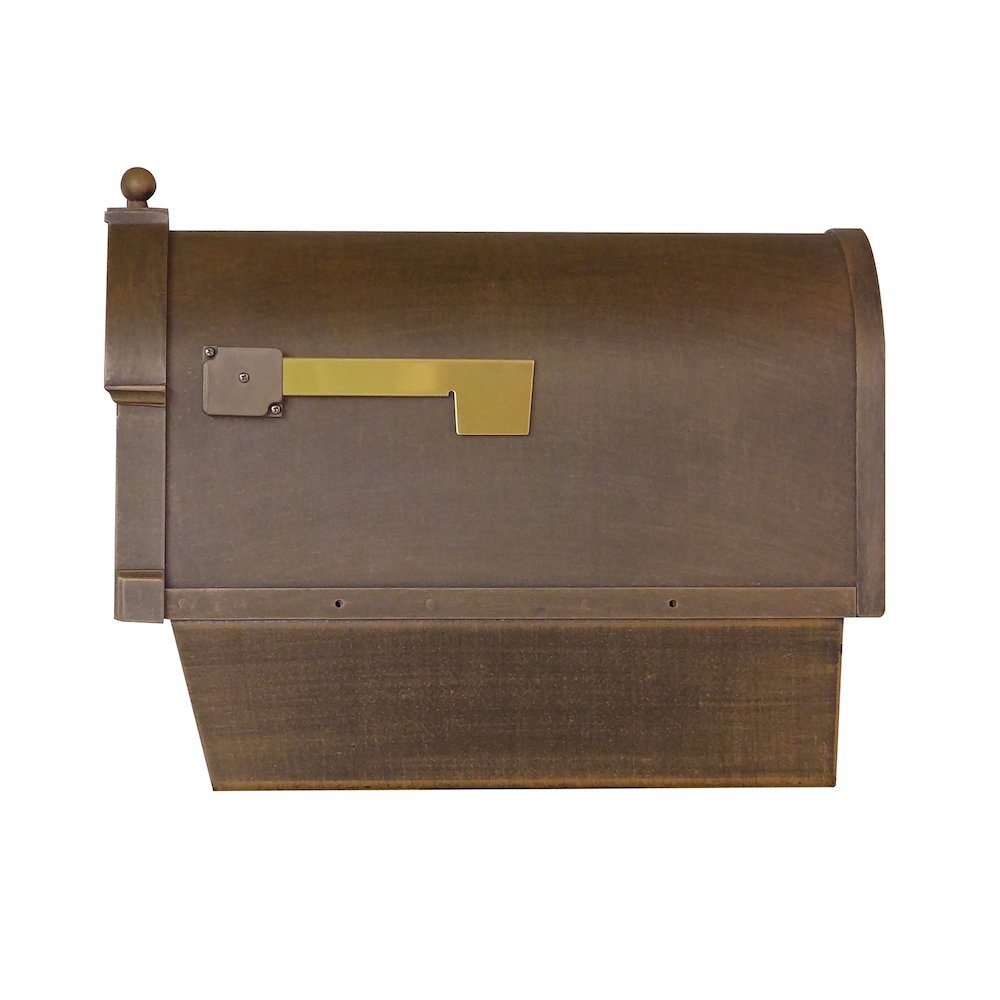 Curbside Mailbox with Newspaper Tube, Locking Insert and Richland Mailbox Post. Picture 12
