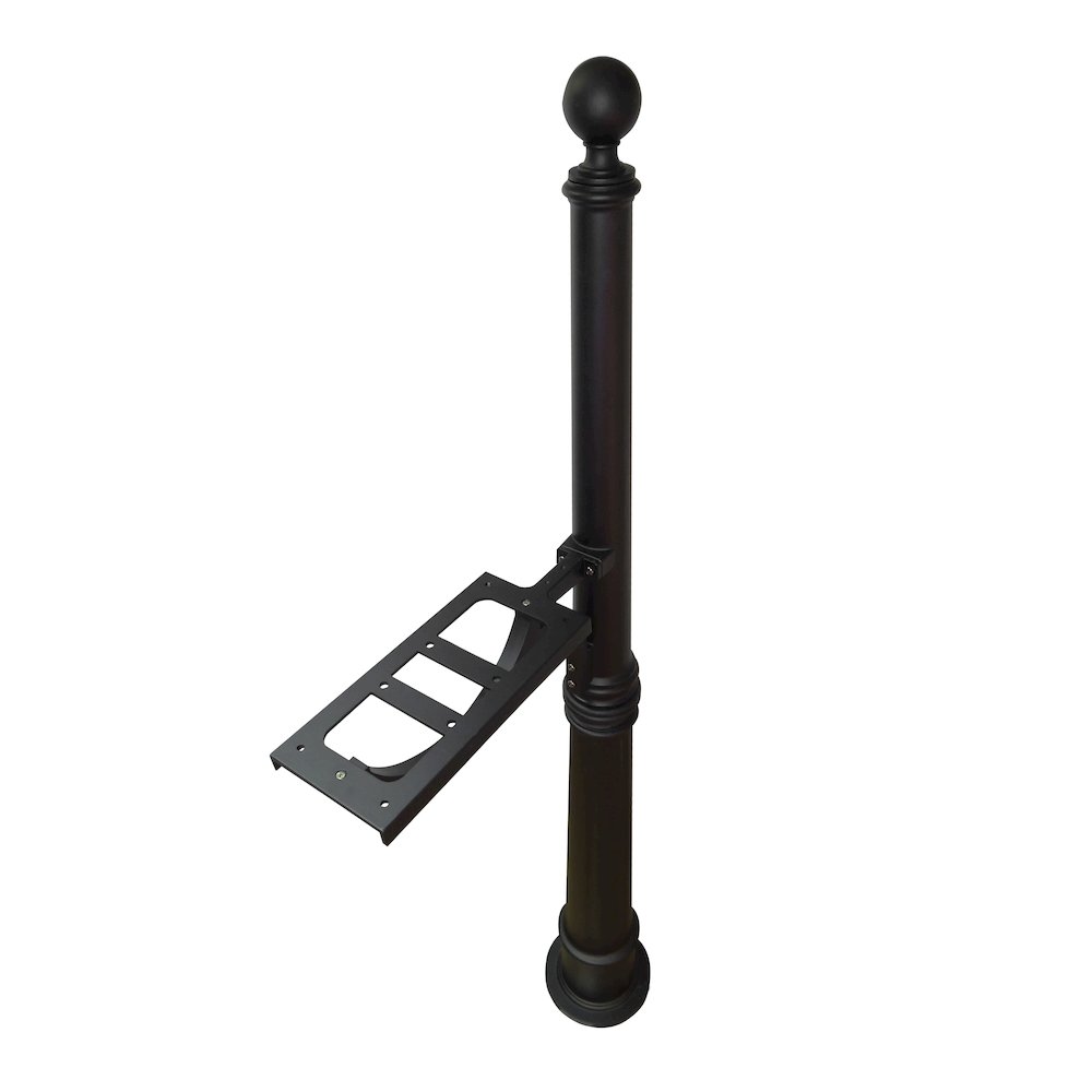 Curbside Mailbox with Newspaper Tube, Locking Insert and Ashland Mailbox Post. Picture 9