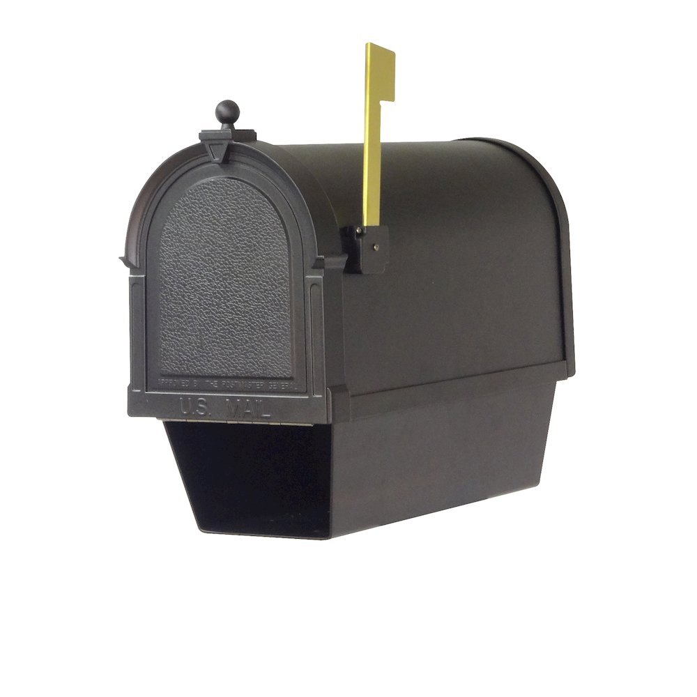 Curbside Mailbox with Newspaper Tube, Locking Insert and Springfield Mailbox. Picture 6