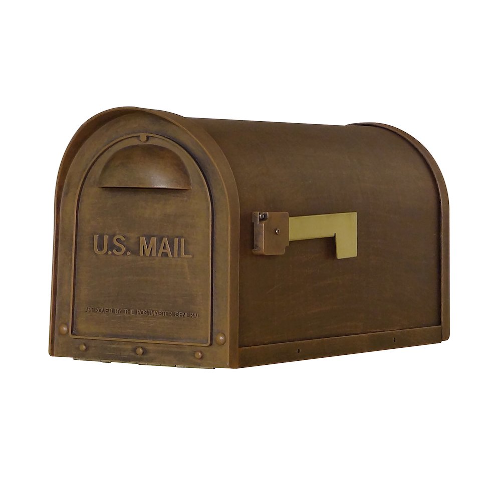 Classic Curbside Mailbox, Locking Insert and Fresno Mailbox Post. Picture 7