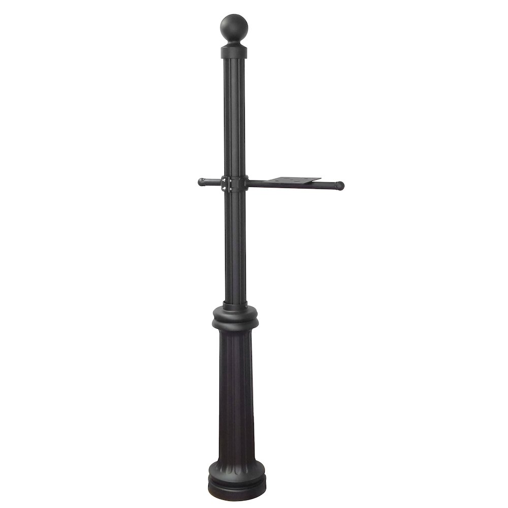 Curbside Mailbox with Newspaper Tube, Front Address Numbers, Locking Insert. Picture 7
