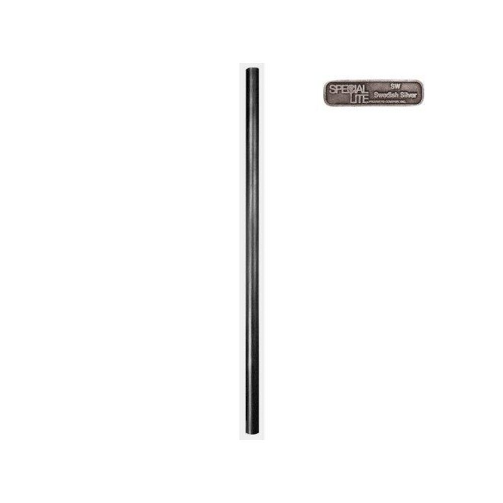 390-PC-SW - 7' Smooth Aluminum Direct Burial Post with Photo Cell. Picture 1