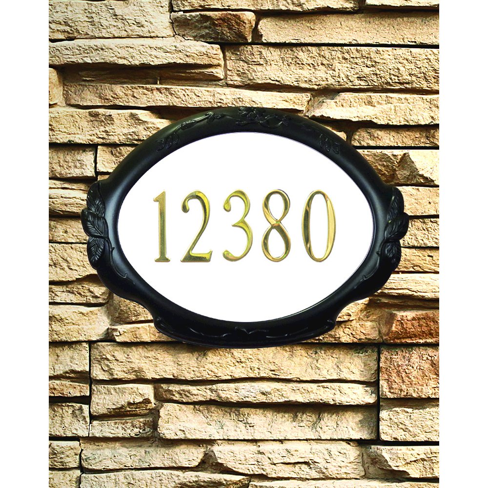 Floral Address Plaque. Picture 1