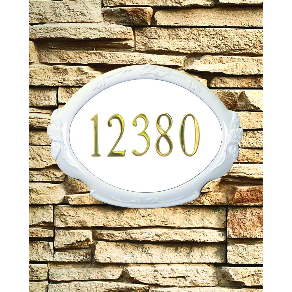 Floral Address Plaque. Picture 1