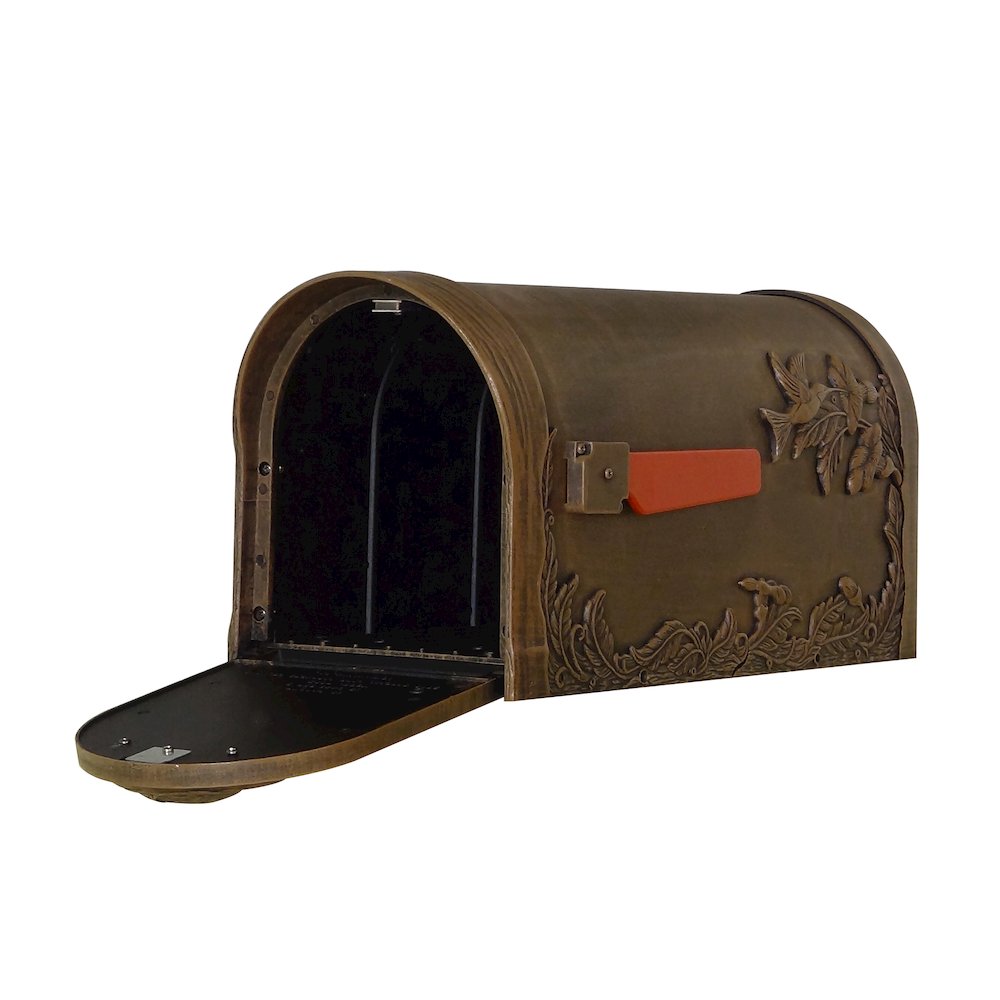 Hummingbird Curbside Mailbox with Albion Mailbox Post. Picture 4