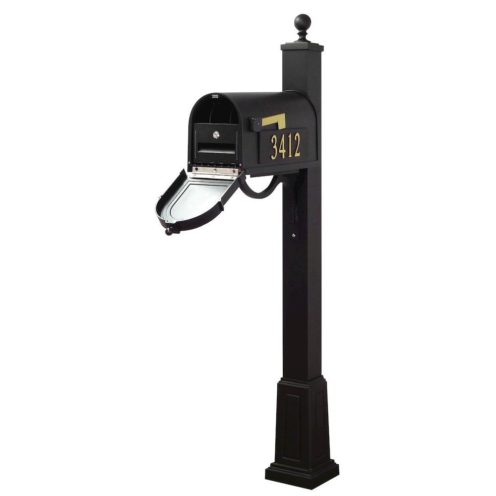 Curbside Mailbox with Front and Side Numbers. Picture 1