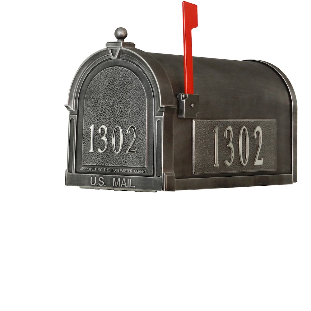 Berkshire Curbside Mailbox with Front and Side Numbers. Picture 2