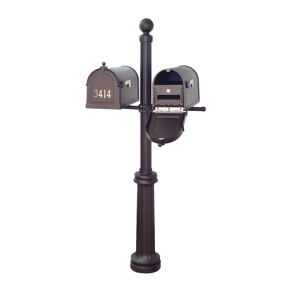Curbside Mailboxes with Front Address Numbers, Locking Inserts. Picture 1