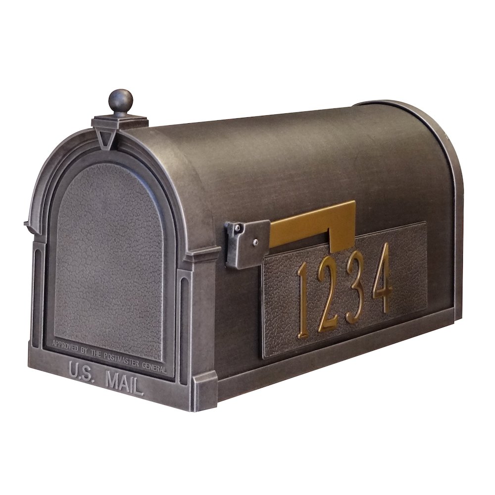 Berkshire Curbside Mailbox with Side Numbers. Picture 1