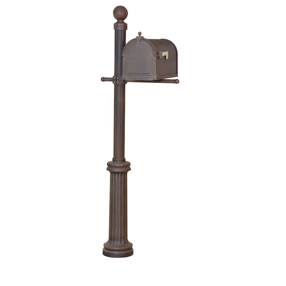 Berkshire Curbside Mailbox and Fresno Mailbox Post. Picture 1