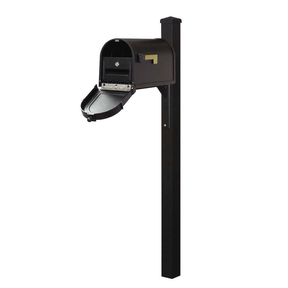 Berkshire Curbside Mailbox with Locking Insert and Wellington Mailbox Post. Picture 1