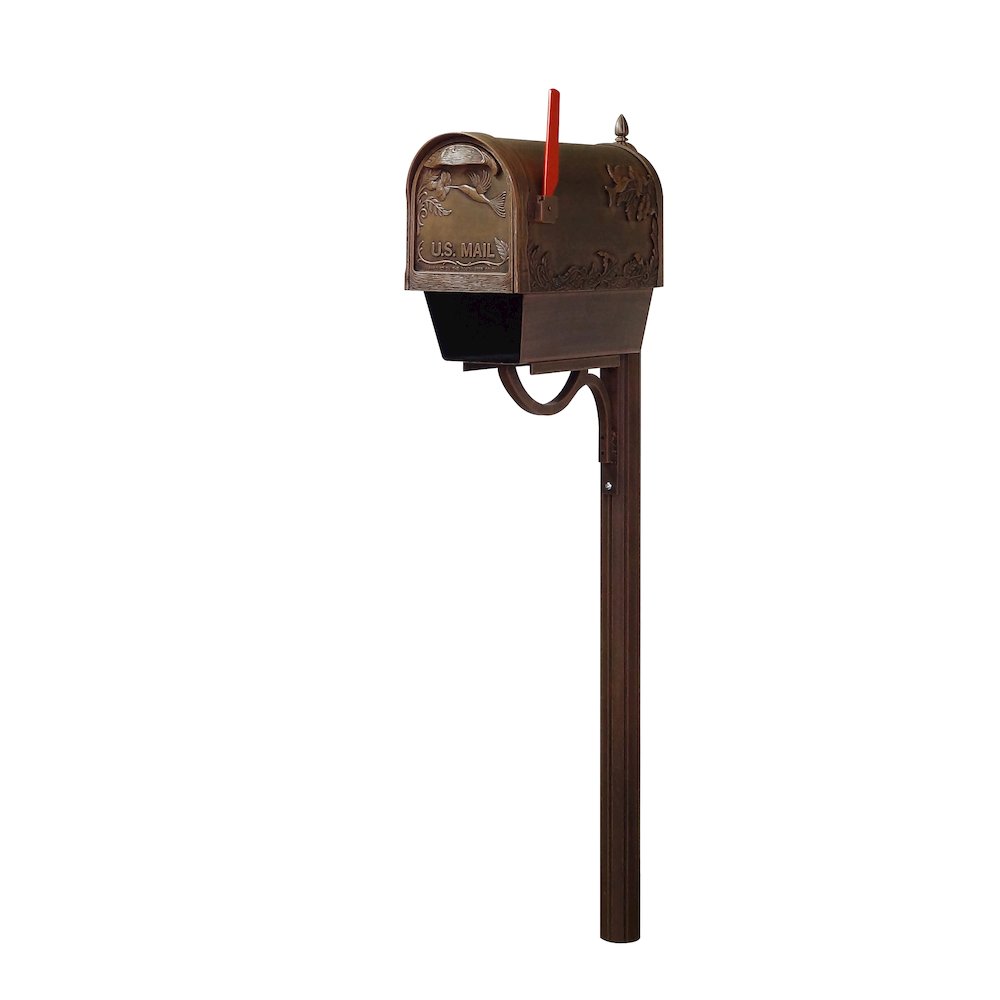 Hummingbird Curbside Mailbox with Paper Tube. Picture 2