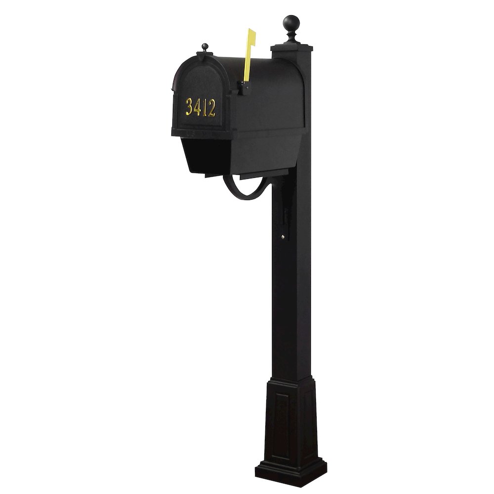 Curbside Mailbox with Front Numbers with Base. Picture 2
