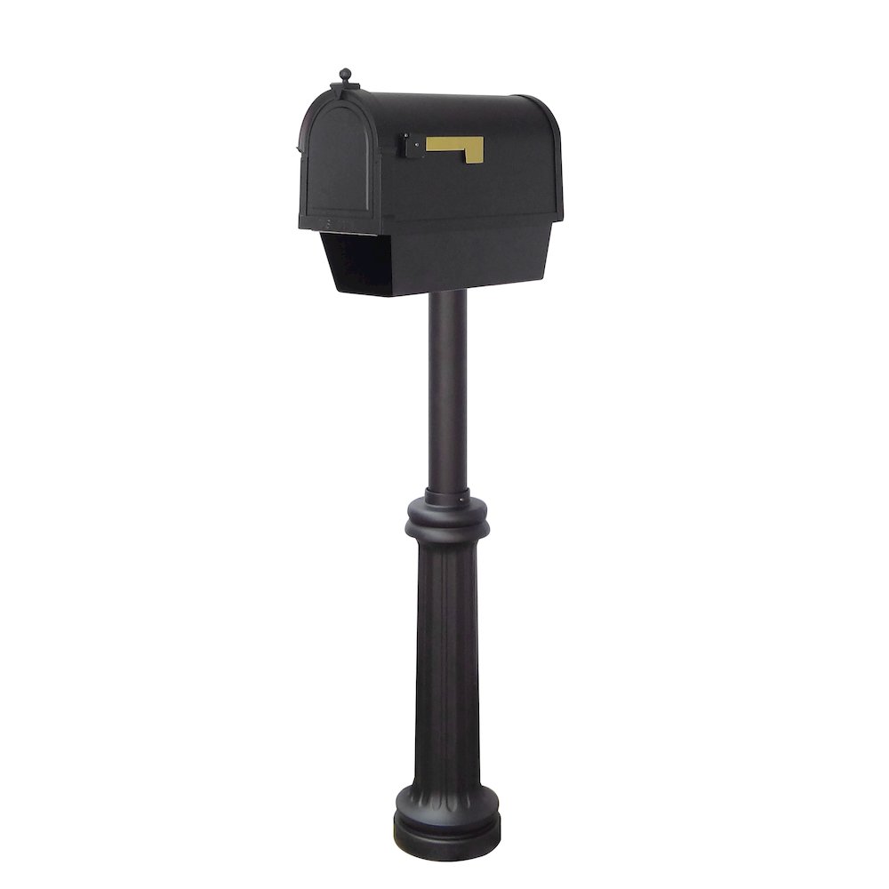 Curbside Mailbox with Newspaper Tube, Locking Insert and Bradford Mailbox Post. Picture 2