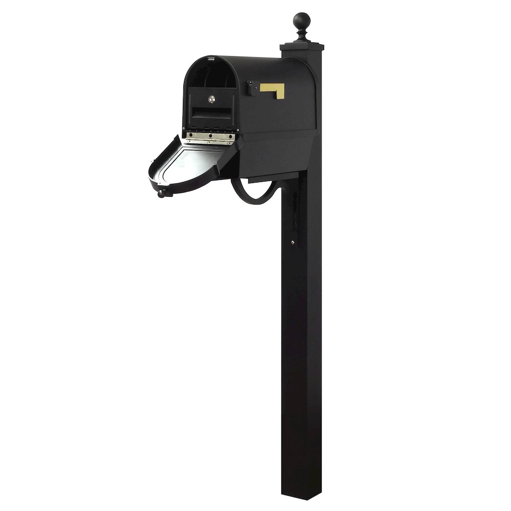 Curbside Mailbox with Newspaper Tube, Locking Insert and Springfield Mailbox. Picture 1
