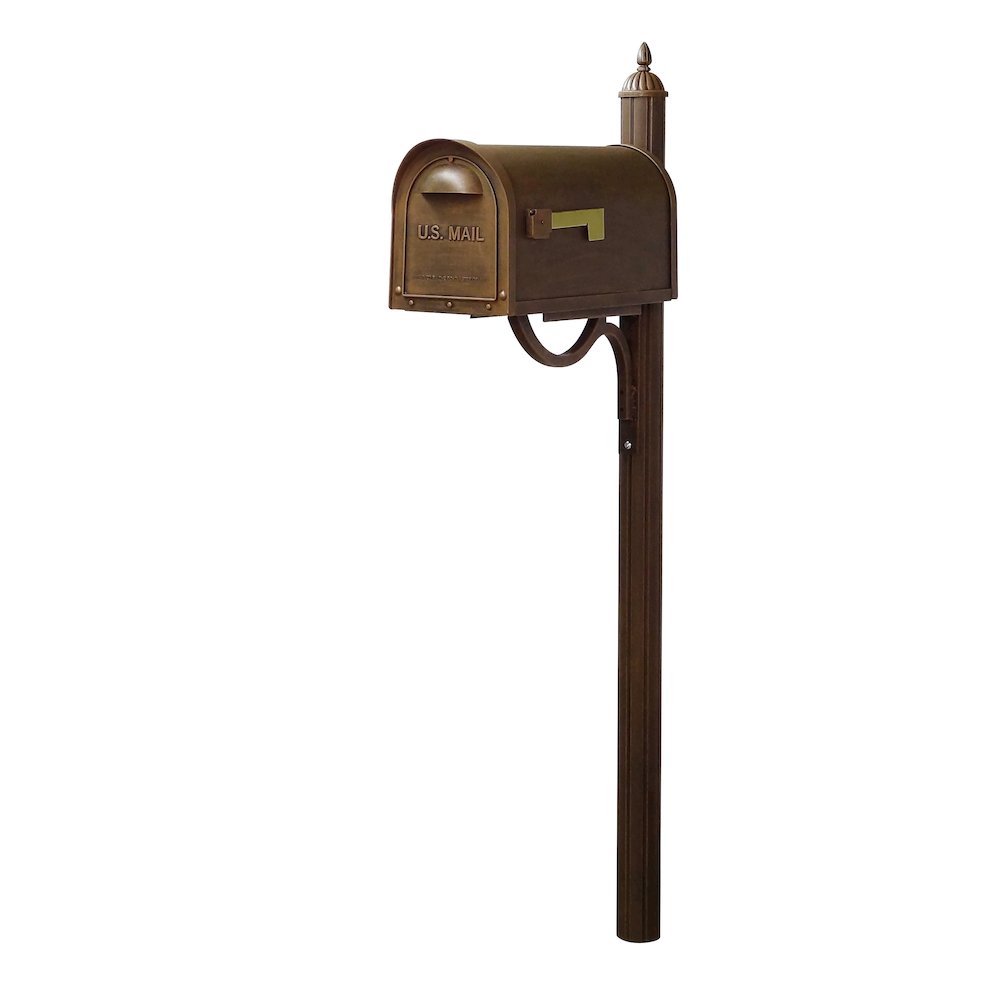 Classic Curbside Mailbox with Locking Insert and Richland Mailbox Post. Picture 2