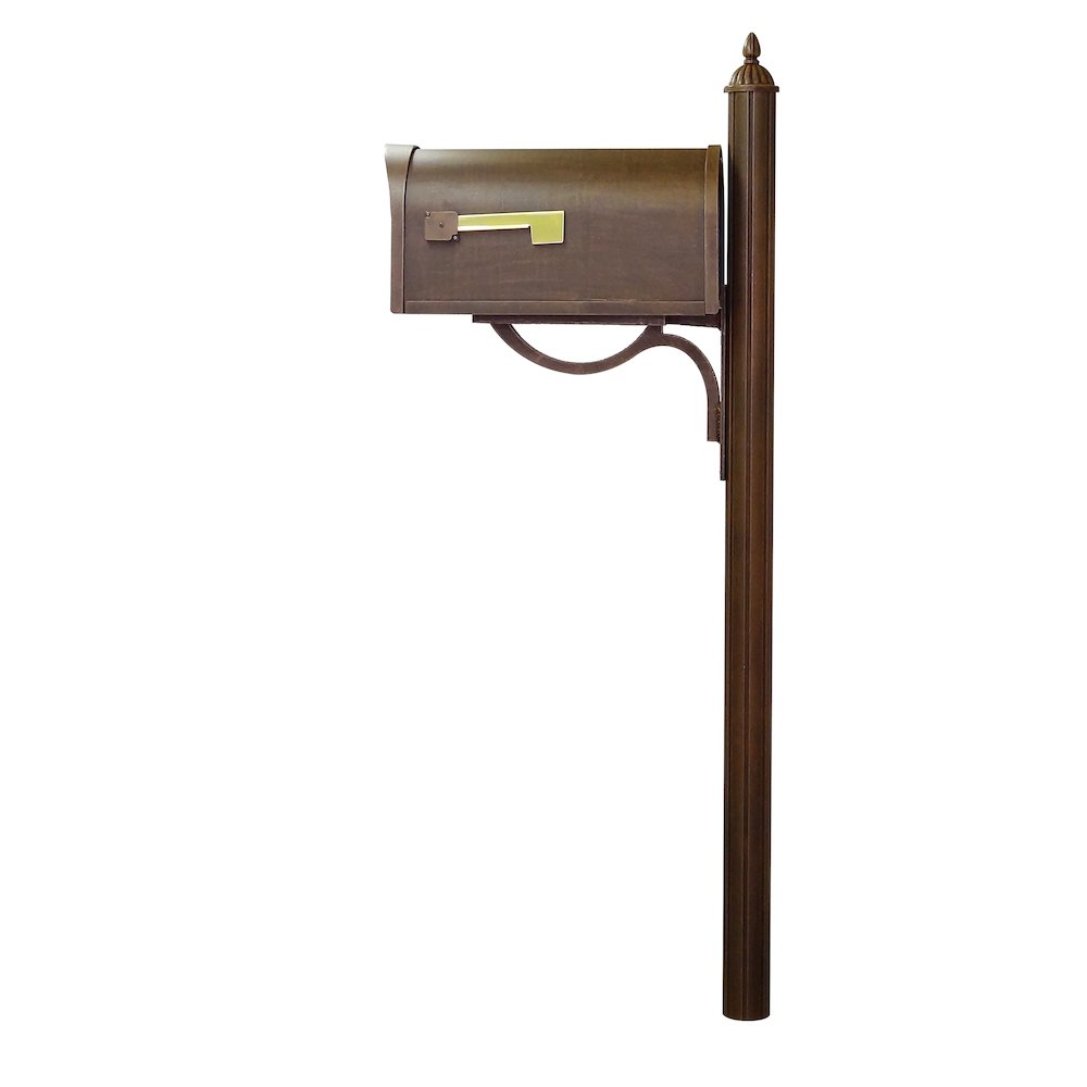 Classic Curbside Mailbox with Locking Insert and Richland Mailbox Post. Picture 4