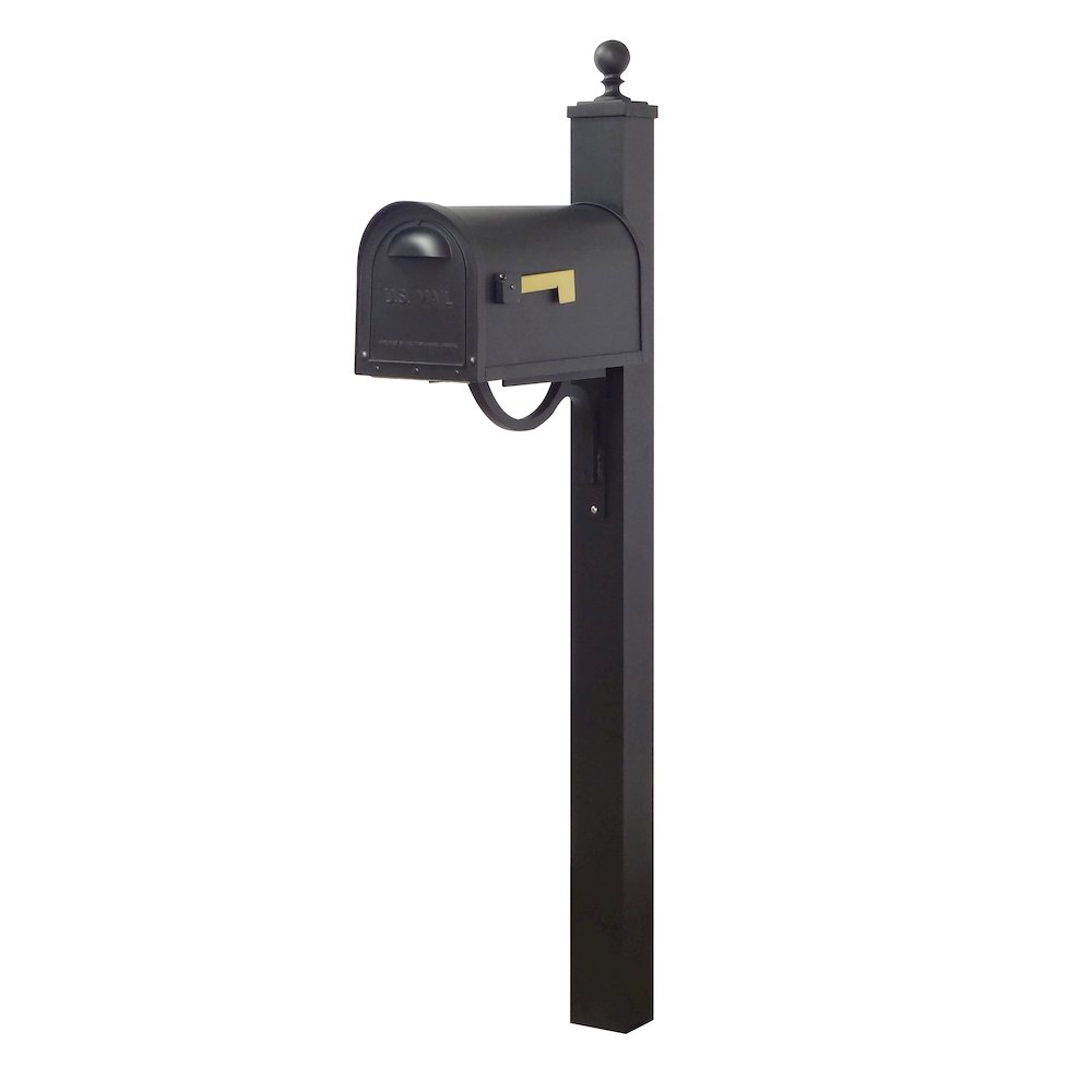 Classic Curbside Mailbox with Locking Insert and Springfield Mailbox Post. Picture 2