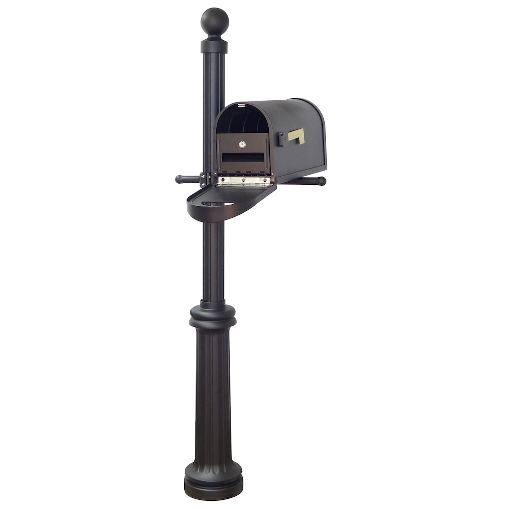 Classic Curbside Mailbox, Locking Insert and Fresno Mailbox Post. Picture 1
