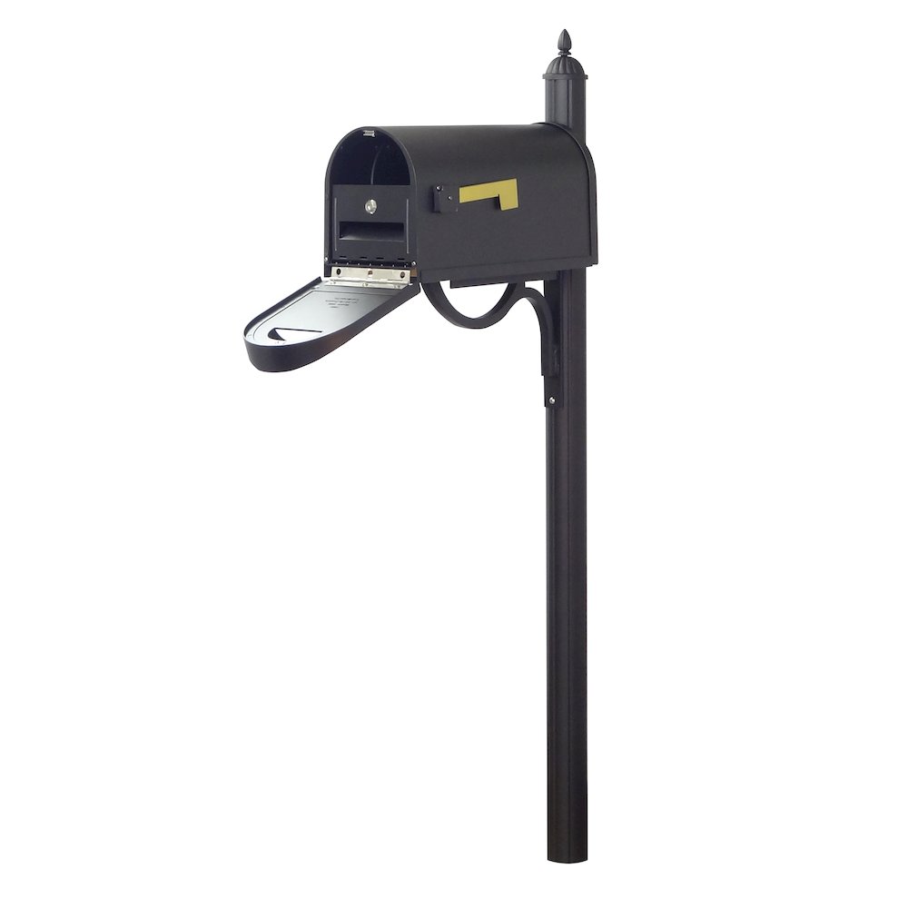 Classic Curbside Mailbox with Locking Insert and Richland Mailbox Post. Picture 1