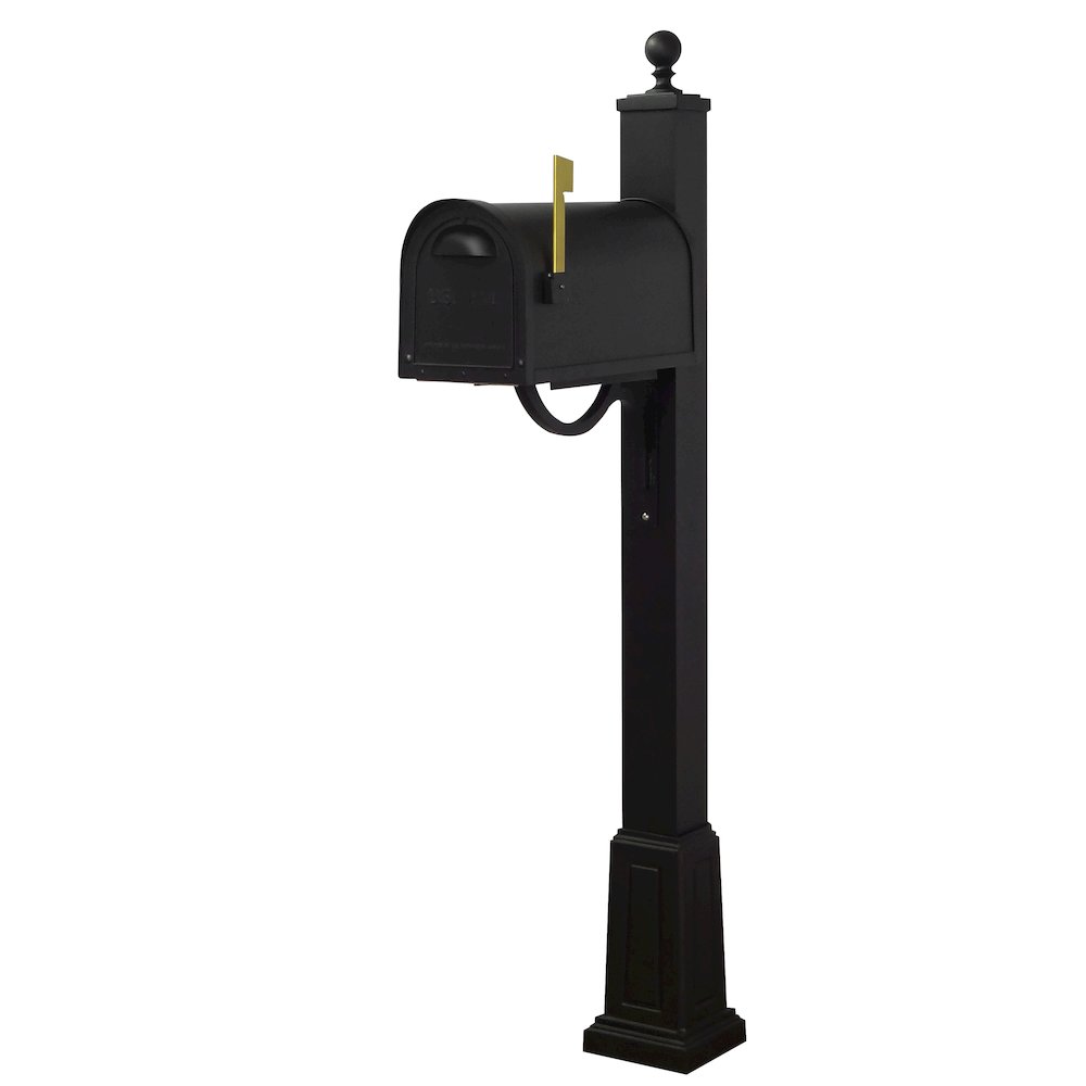 Classic Curbside Mailbox and Springfield Mailbox Post with Base. Picture 2