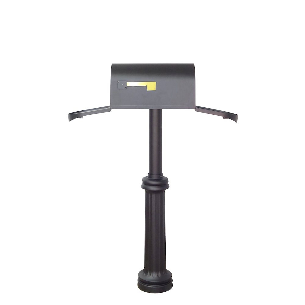 Classic Curbside Two Door Mailbox and Bradford Mailbox Post. Picture 6